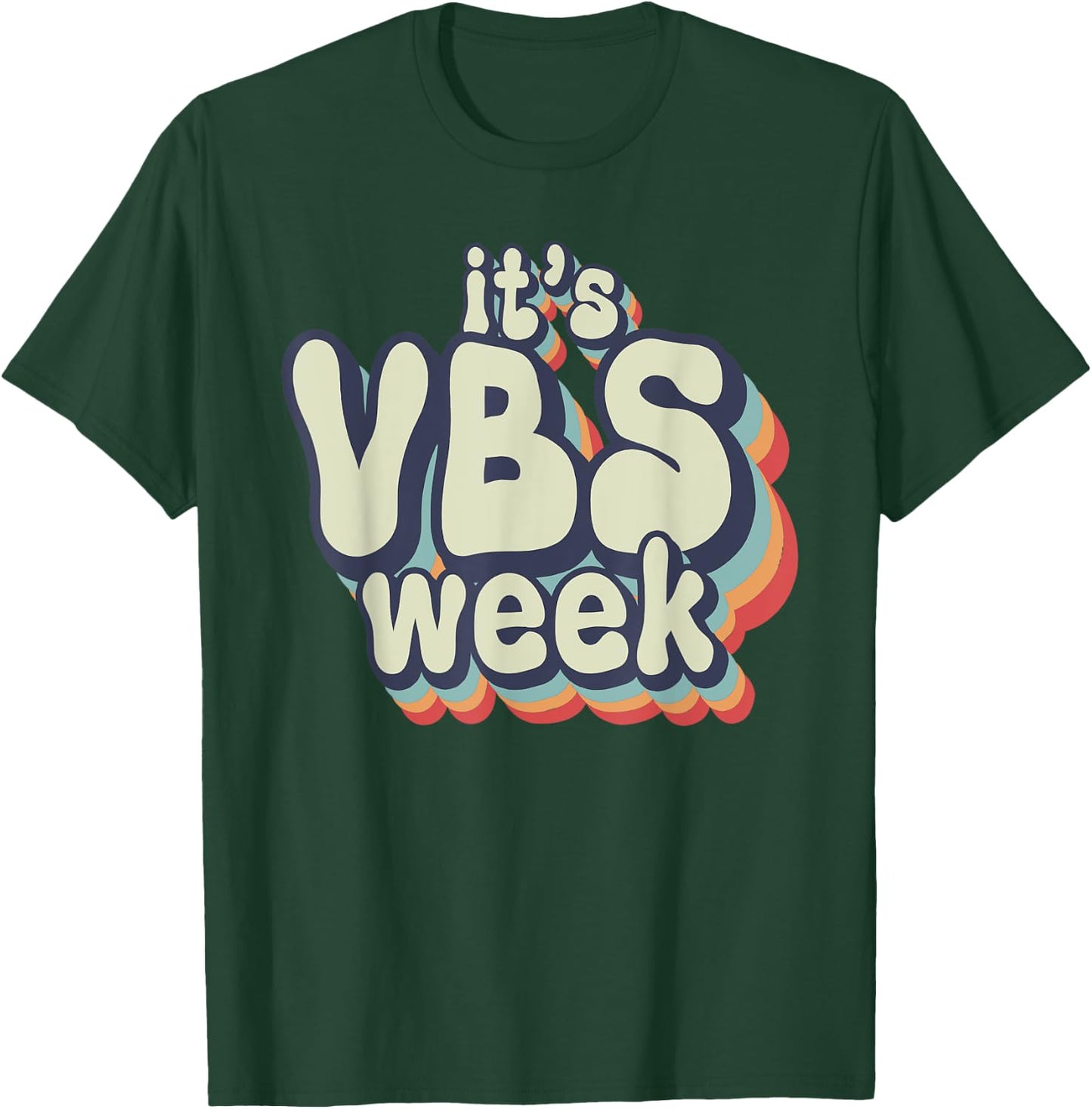 Its VBS Week Bella Canvas Vacation Bible School VBS Mode Kid T-Shirt - T-Shirt | Forest