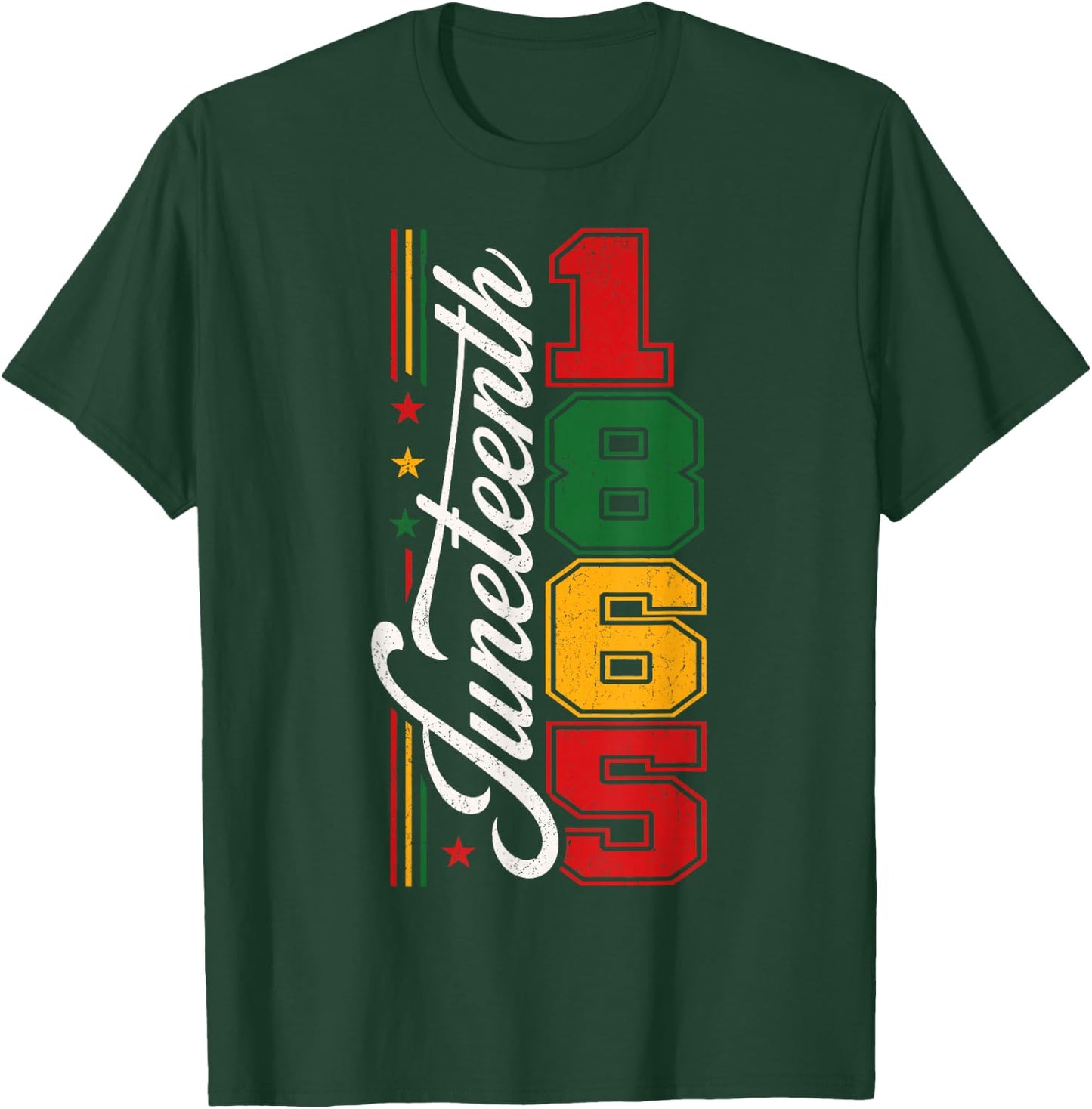 Juneteenth 1865 Black History African Culture Pride T-Shirt - T-Shirt | Forest