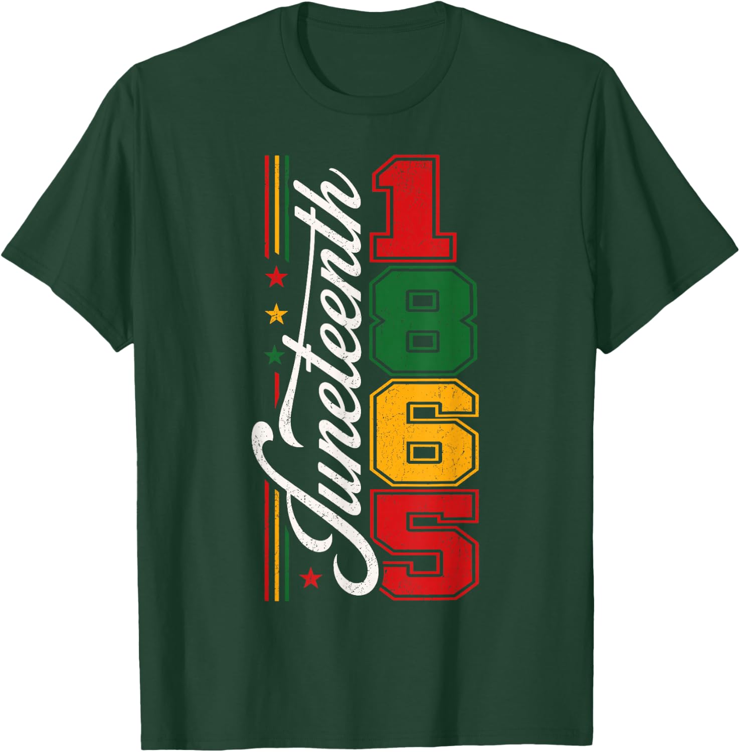 Juneteenth 1865 Black History African Culture Pride T-Shirt - T-Shirt | Forest