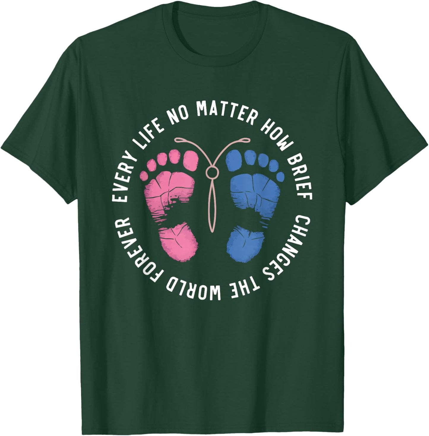 Pregnancy And Infant Loss Awareness Miscarriage T-Shirt - T-Shirt | Forest