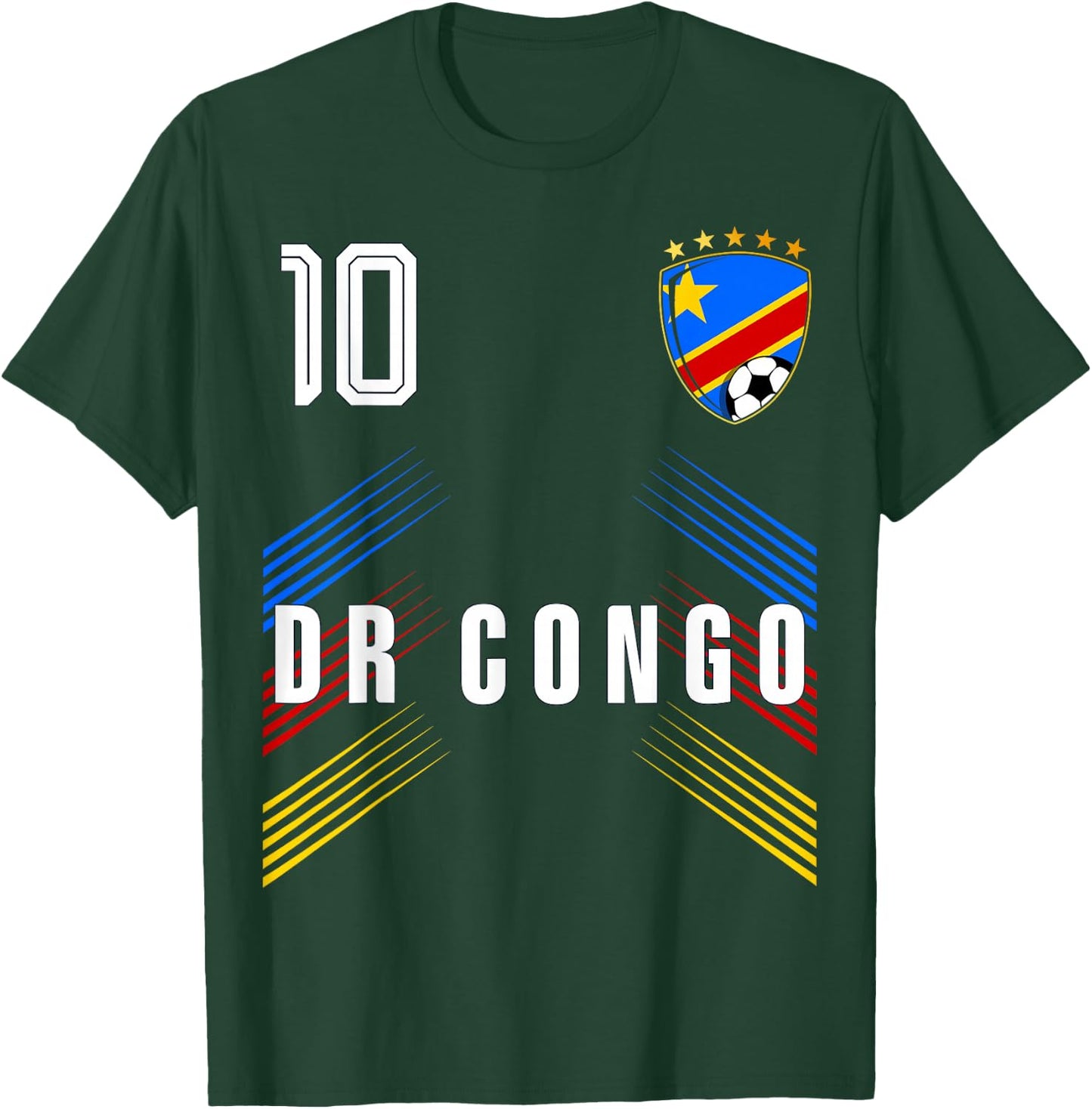 DR Congo Flag Congolese Pride Lovers T-Shirt - T-Shirt | Forest