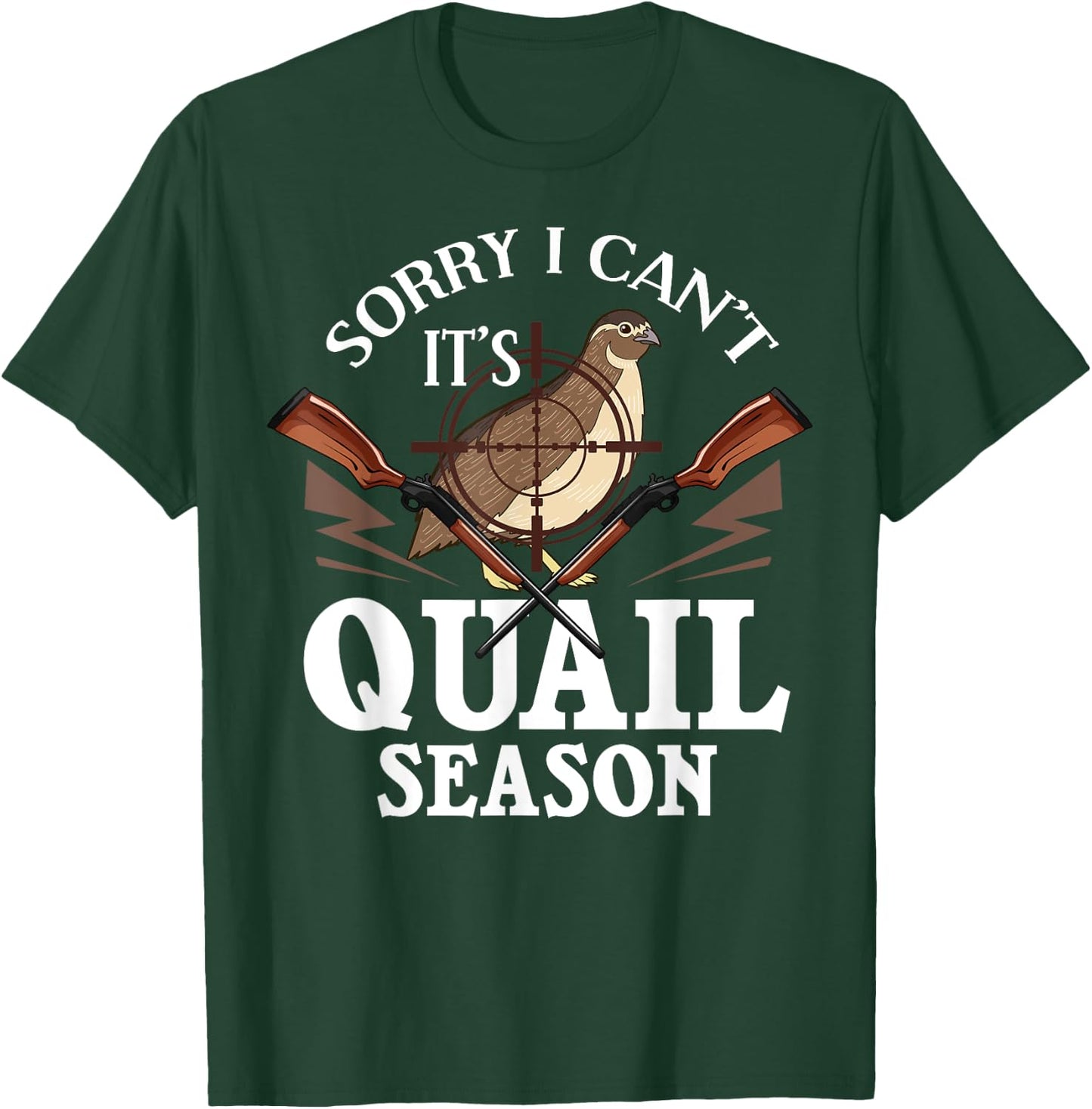 Quail Hunting Bird Hunter Season T-Shirt - T-Shirt | Forest