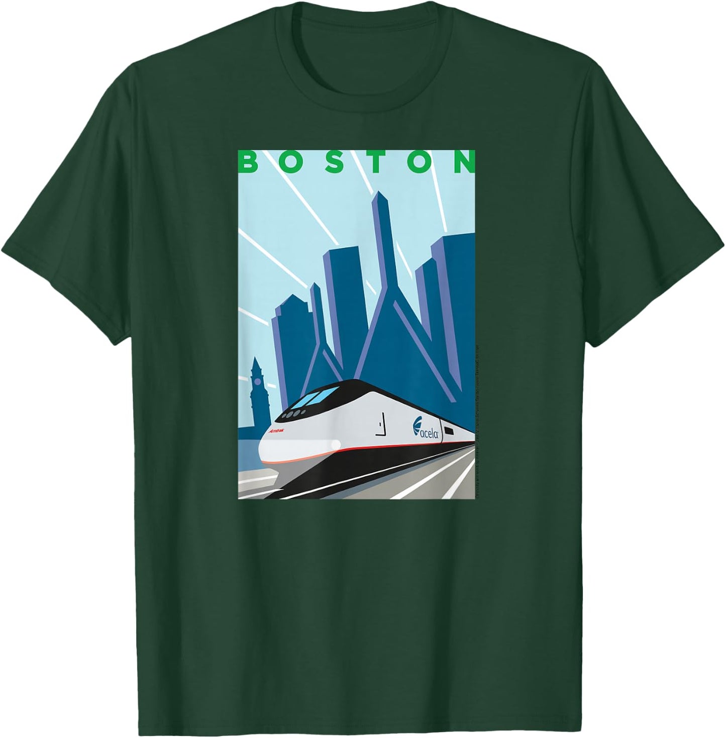 Acela (Boston) T-Shirt - T-Shirt | Forest