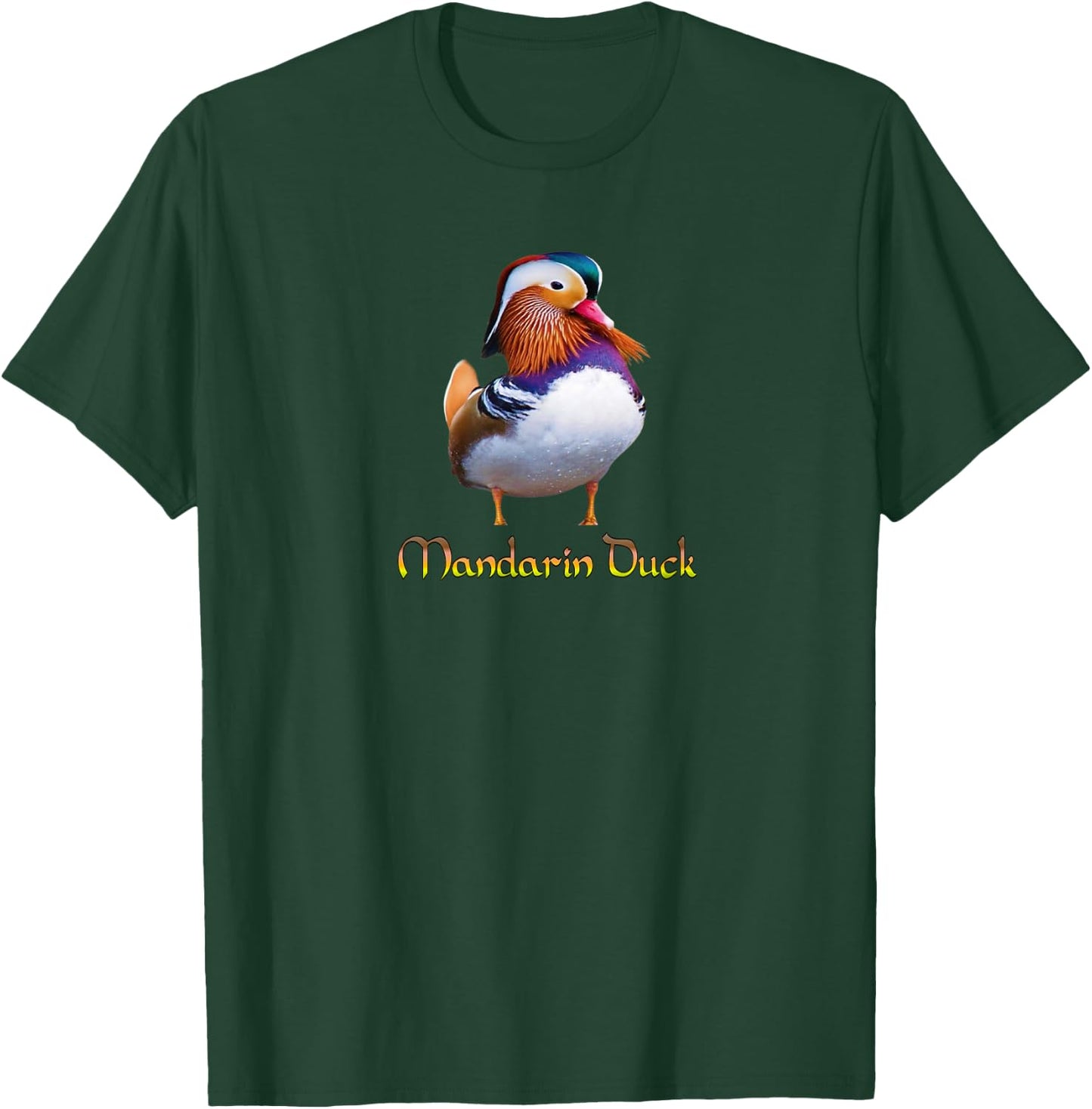 Mandarin Duck T-Shirt - T-Shirt | Forest