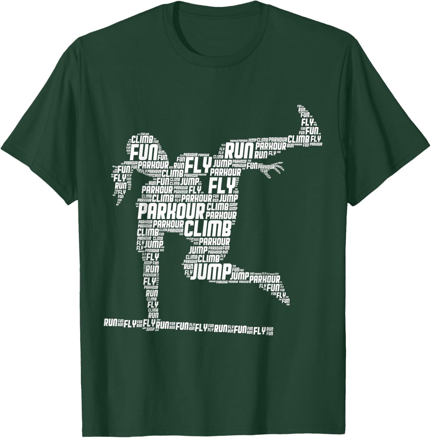Parkour Girl Freerunner Freerunning Traceur Women Girls T-Shirt - T-Shirt | Forest