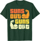 Cali Style Bodybuilding Sun's Out Guns Out Biceps T-Shirt - T-Shirt | Forest