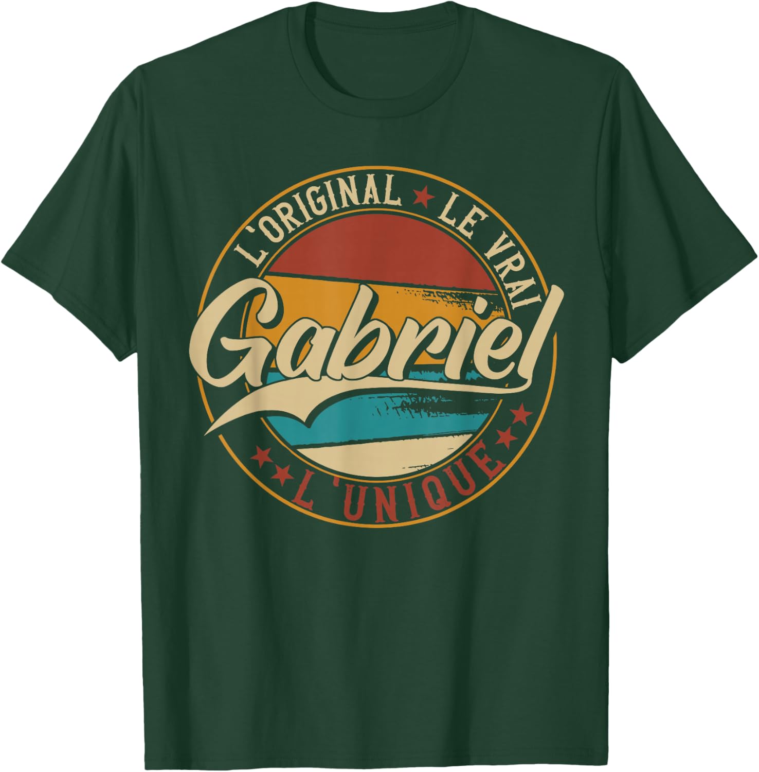 Gabriel The Original Le Vrai L'Unique Men & Boys , Black, S T-Shirt - T-Shirt | Forest