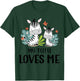 Gift Grandson or Granddaughter | Zebra My Tutu Loves Me T-Shirt - T-Shirt | Forest
