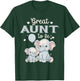 Great AUNT To Be Elephant Great AUNT T-Shirt - T-Shirt | Forest