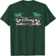 Disney Mickey & Minnie Tropical Island Vacation Script Logo T-Shirt - T-Shirt | Forest