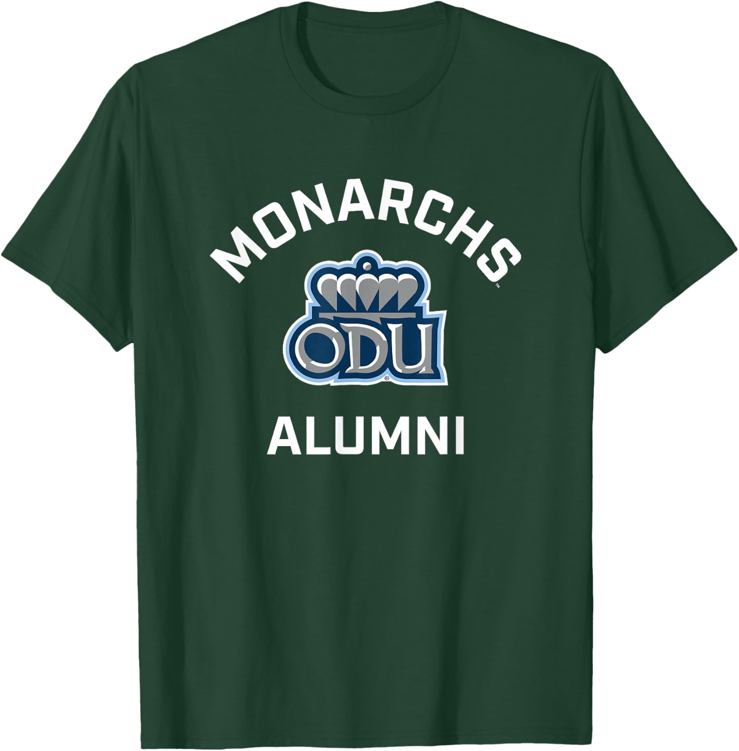 Old Dominion University ODU Monarchs Arched Alumni T-Shirt - T-Shirt | Forest