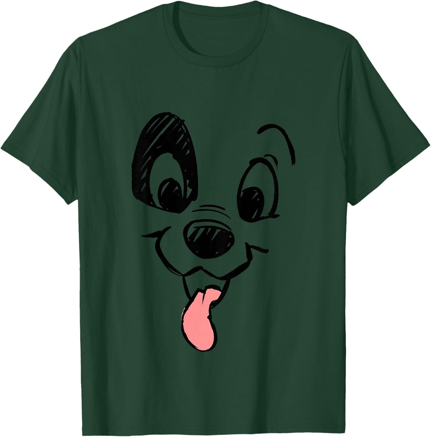 Kids Disney 101 Dalmatians Toddler Dalmatian Big Face Youth T-Shirt - T-Shirt | Forest