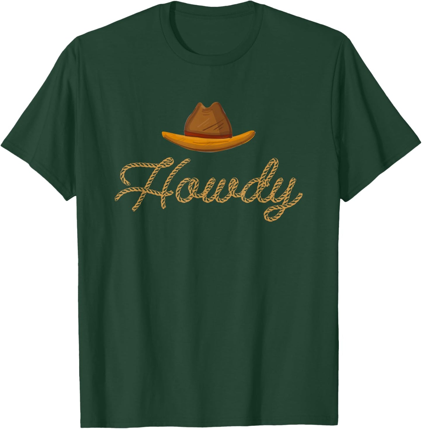 Howdy Cowboy T-Shirt - T-Shirt | Forest