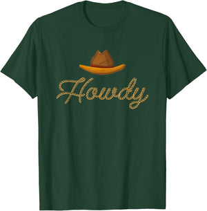 Howdy Cowboy T-Shirt - T-Shirt | Forest