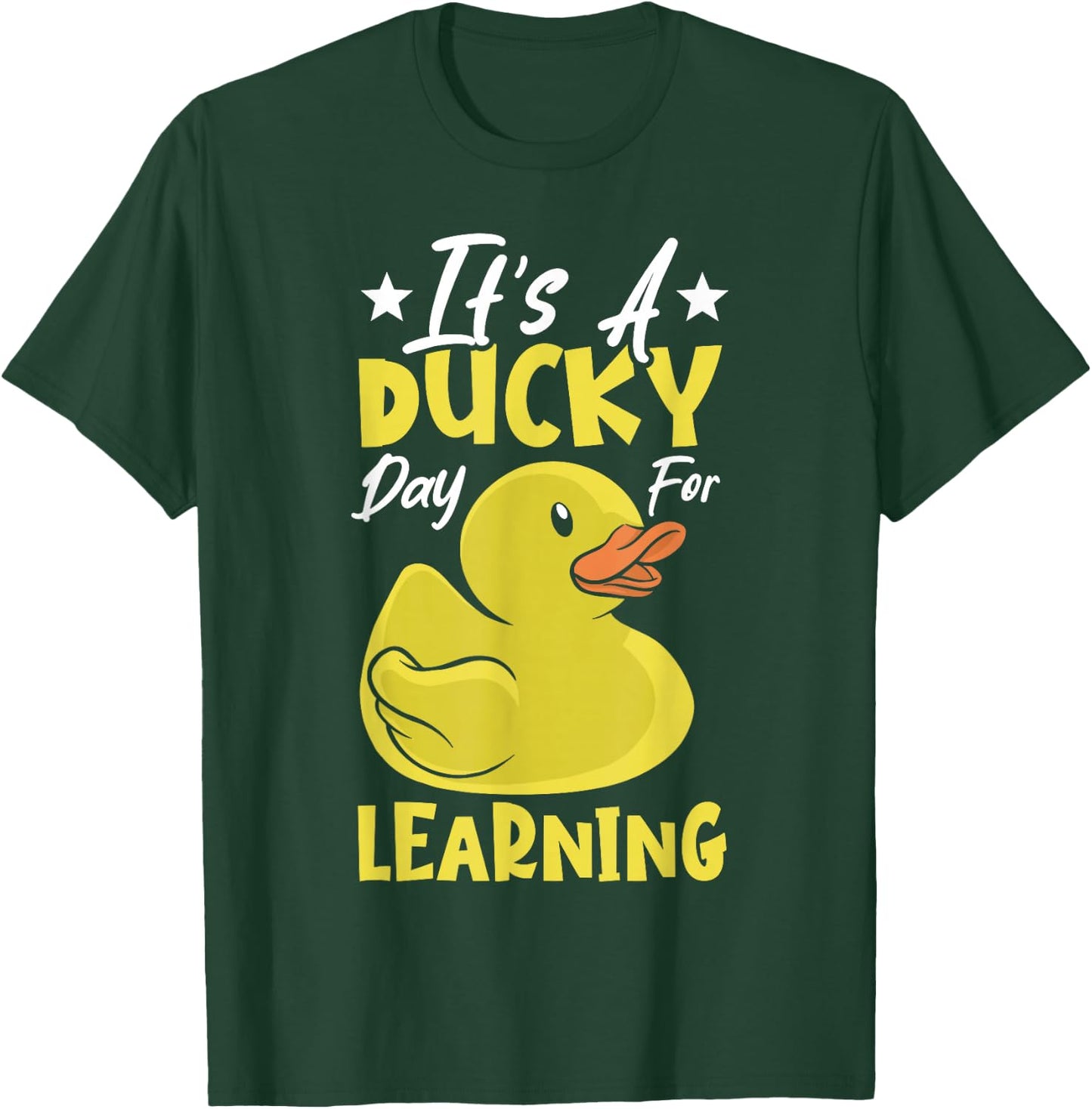 School Rubber Duckies Ducky Day Teacher Rubber Duck T-Shirt - T-Shirt | Forest