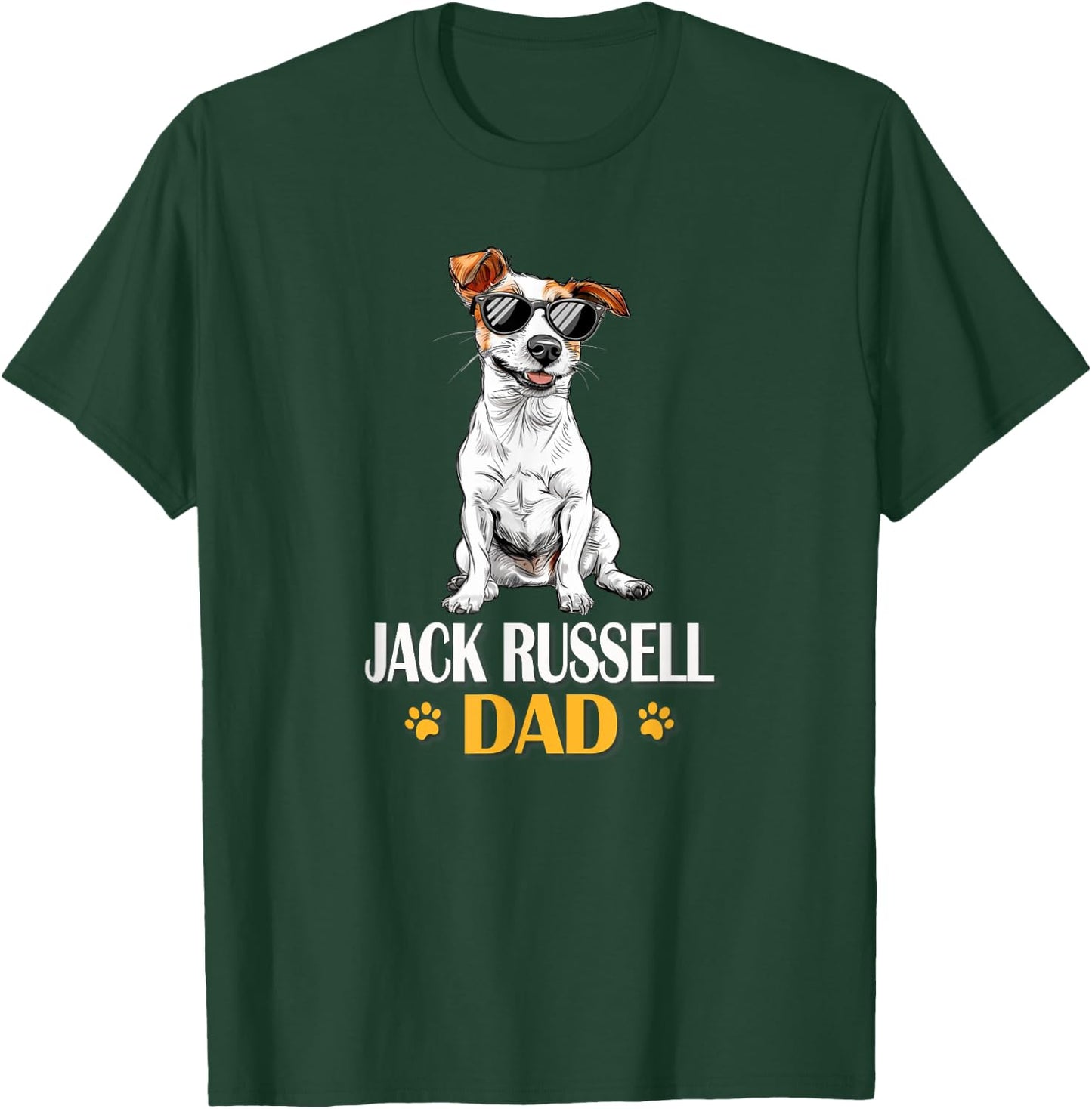 JRT Dog Lover Jack Russell Dad T-Shirt - T-Shirt | Forest