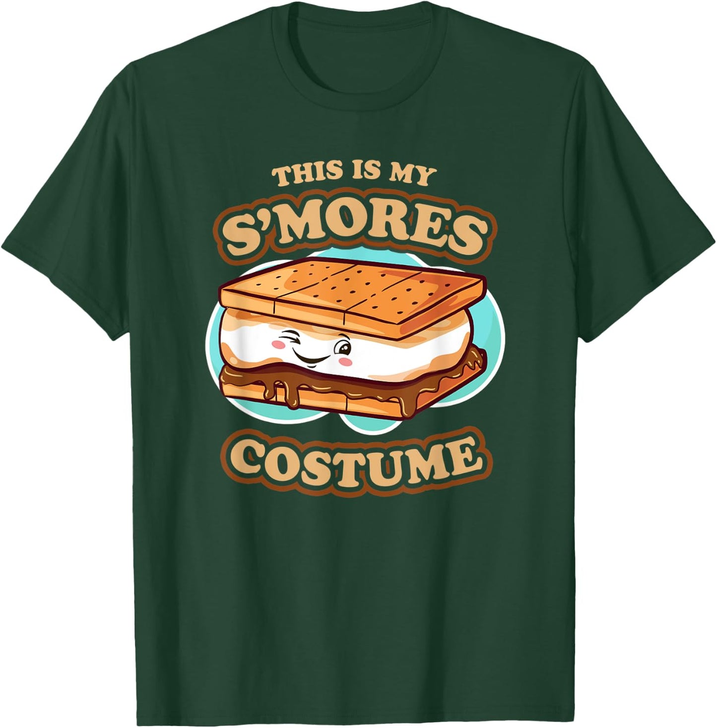 This Is My Smores Costume Funny Halloween Party Graphic T-Shirt - T-Shirt | Forest