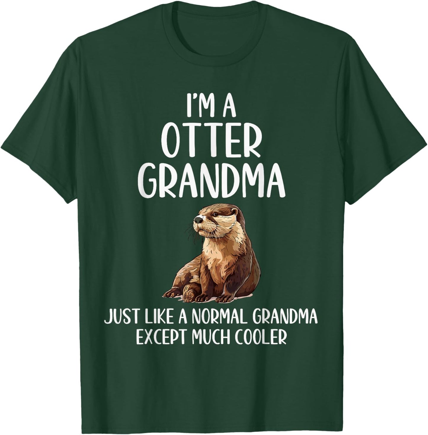 Otter Grandma Definition Otter Animal Lovers Mothers Day T-Shirt - T-Shirt | Forest