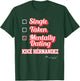 Single Taken Mentally Dating Kike Hernandez T-Shirt - T-Shirt | Forest