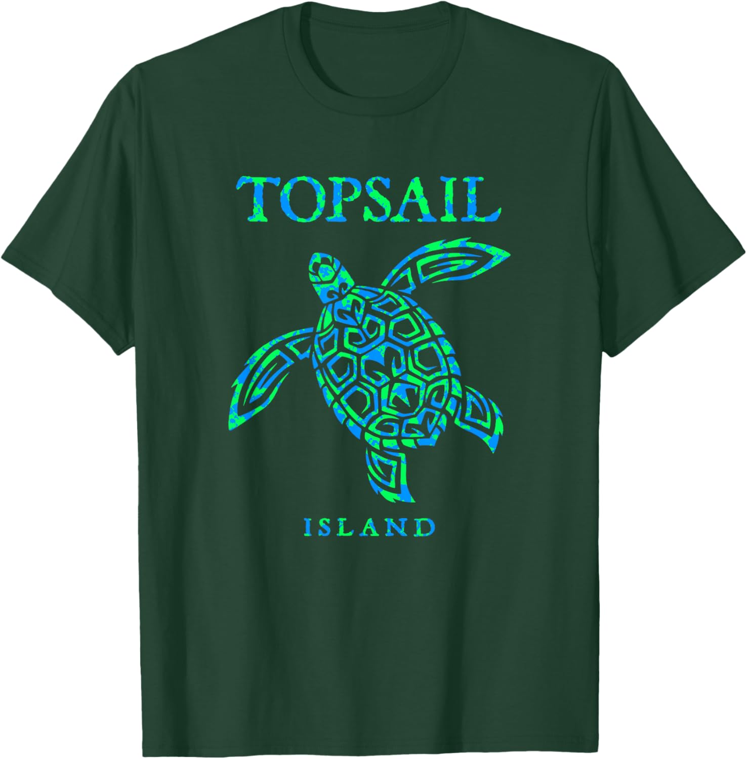 Topsail Island North Carolina Sea Turtle Vacation Souvenir T-Shirt - T-Shirt | Forest