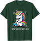 Funny Unicorn with Cheeky Saying 'nen Scheiss muss ich , black T-Shirt - T-Shirt | Forest