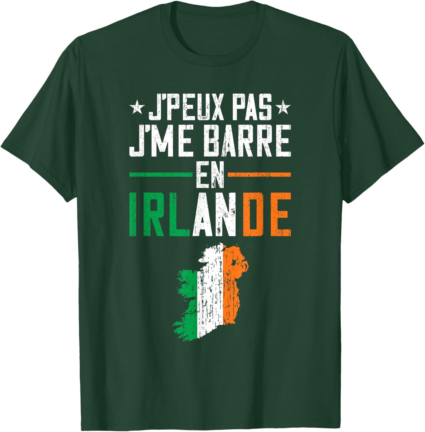 I Can Not I Bar In Ireland | Travel Europe Country , Black, S T-Shirt - T-Shirt | Forest
