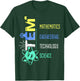 STEM Education Science Teacher Math Engineer Technology Men Women Girls Kids T-Shirt - T-Shirt | Forest