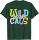 Wildcats School Spirit Groovy Back to School Girls T-Shirt - T-Shirt | Forest