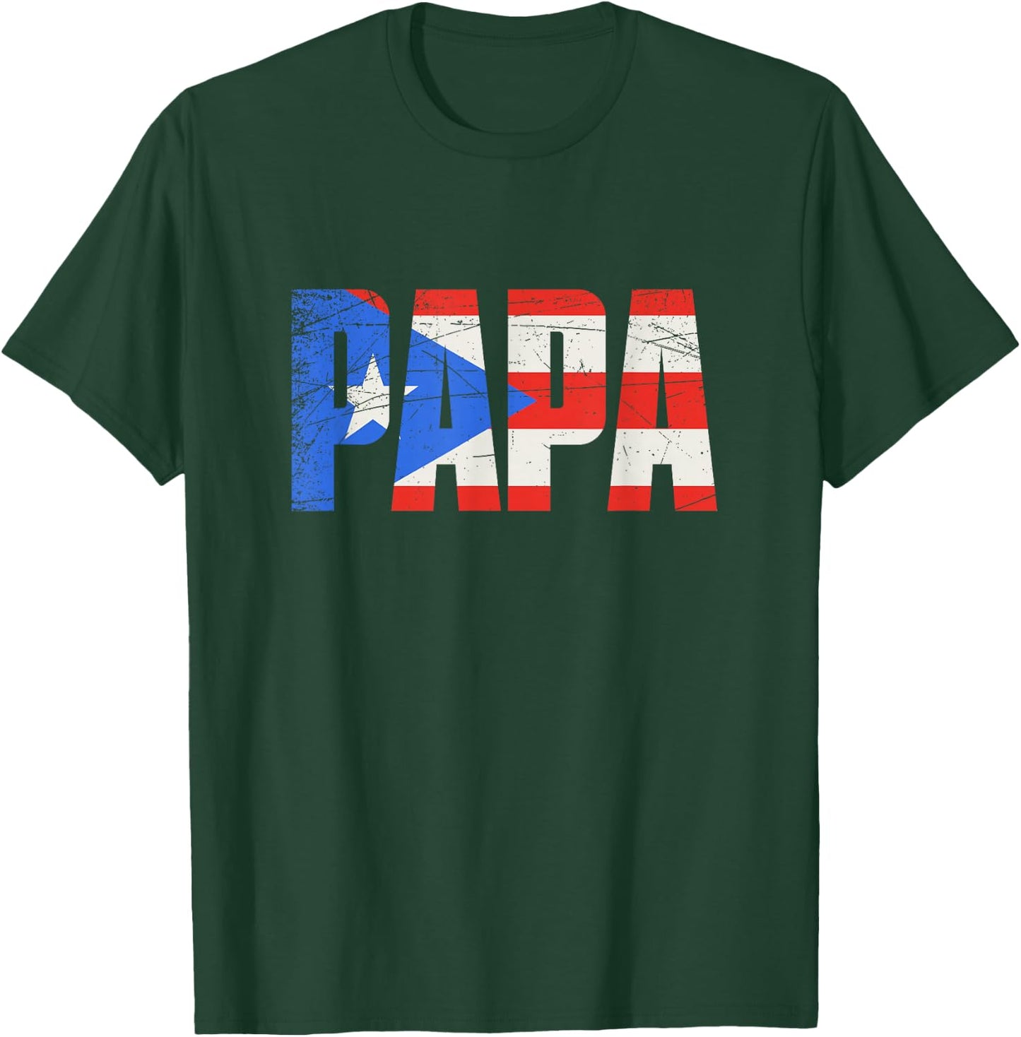 Puerto Rico Papa, Puerto Rican Flag T-Shirt - T-Shirt | Forest