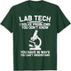 Funny Lab Tech Art Women Medical Laboratory Lab Week T-Shirt - T-Shirt | Forest