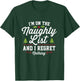 I'm On The Naughty List And I Regret Nothing Gifts Funny Christmas - -Adults, Black, Small T-Shirt - T-Shirt | Forest
