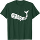 Azores Whale Word Art - Funny Animal T-Shirt - T-Shirt | Forest