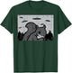 Squirrel UFOs Alien Vintage Animal Rodent Men Women Kids T-Shirt - T-Shirt | Forest