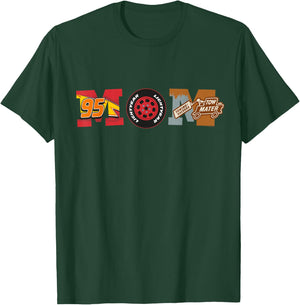 Disney and Pixar's Cars Mom Mother's Day Birthday , Black, S T-Shirt - T-Shirt | Forest