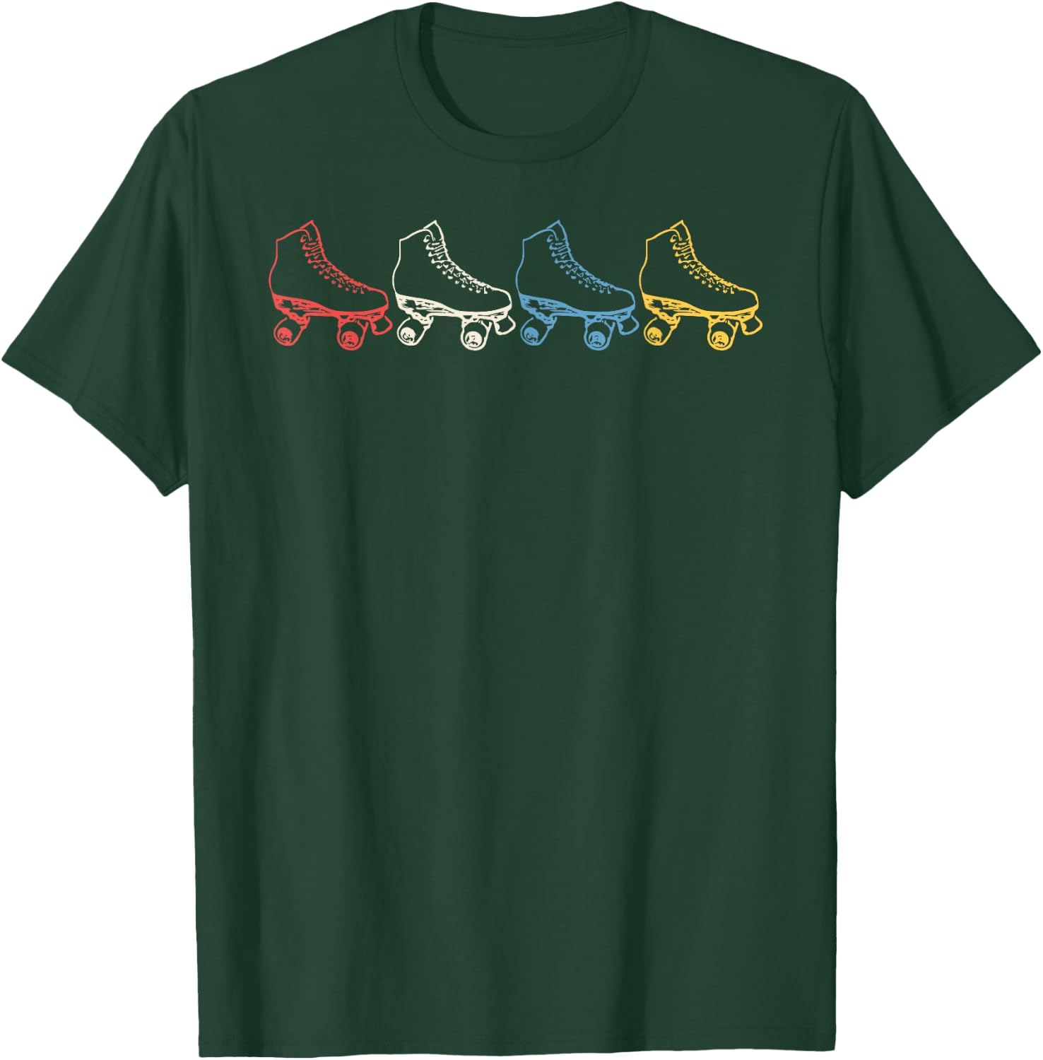 Roller Skating Roller Skate Gift Roller Skater T-Shirt - T-Shirt | Forest