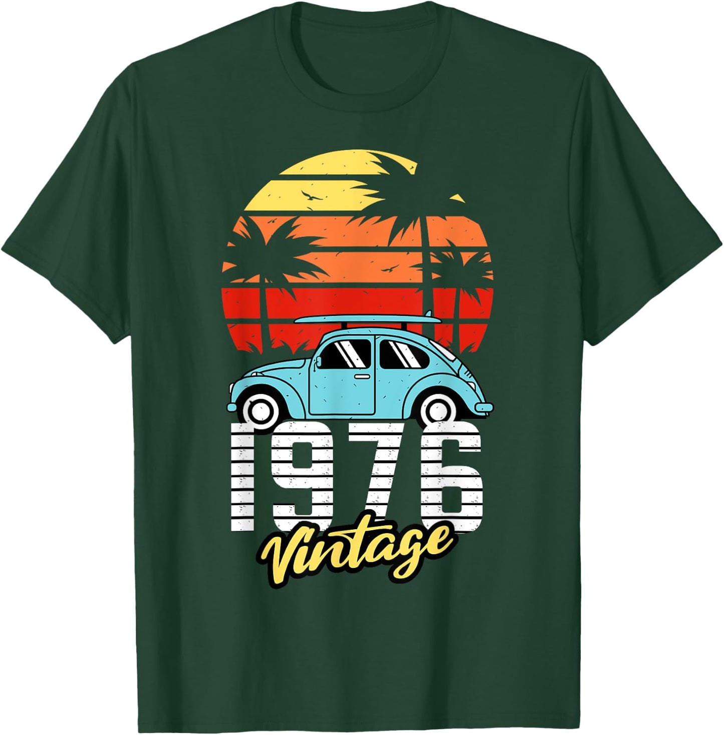 Jahrgang 1976, Vintage-Klassiker, Retro-Geschenke zum Geburtstag T-Shirt - T-Shirt | Forest