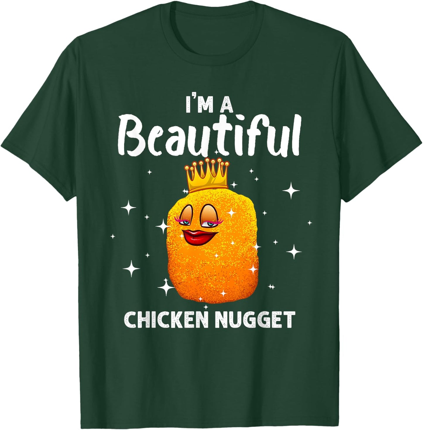 Funny Chicken Nugget Women Nug Life Chicken Lover T-Shirt - T-Shirt | Forest