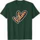 Cute Giraffe Pattern Heart Love Women Girls T-Shirt - T-Shirt | Forest