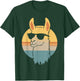 Funny Llama Sunglasses T-Shirt - T-Shirt | Forest