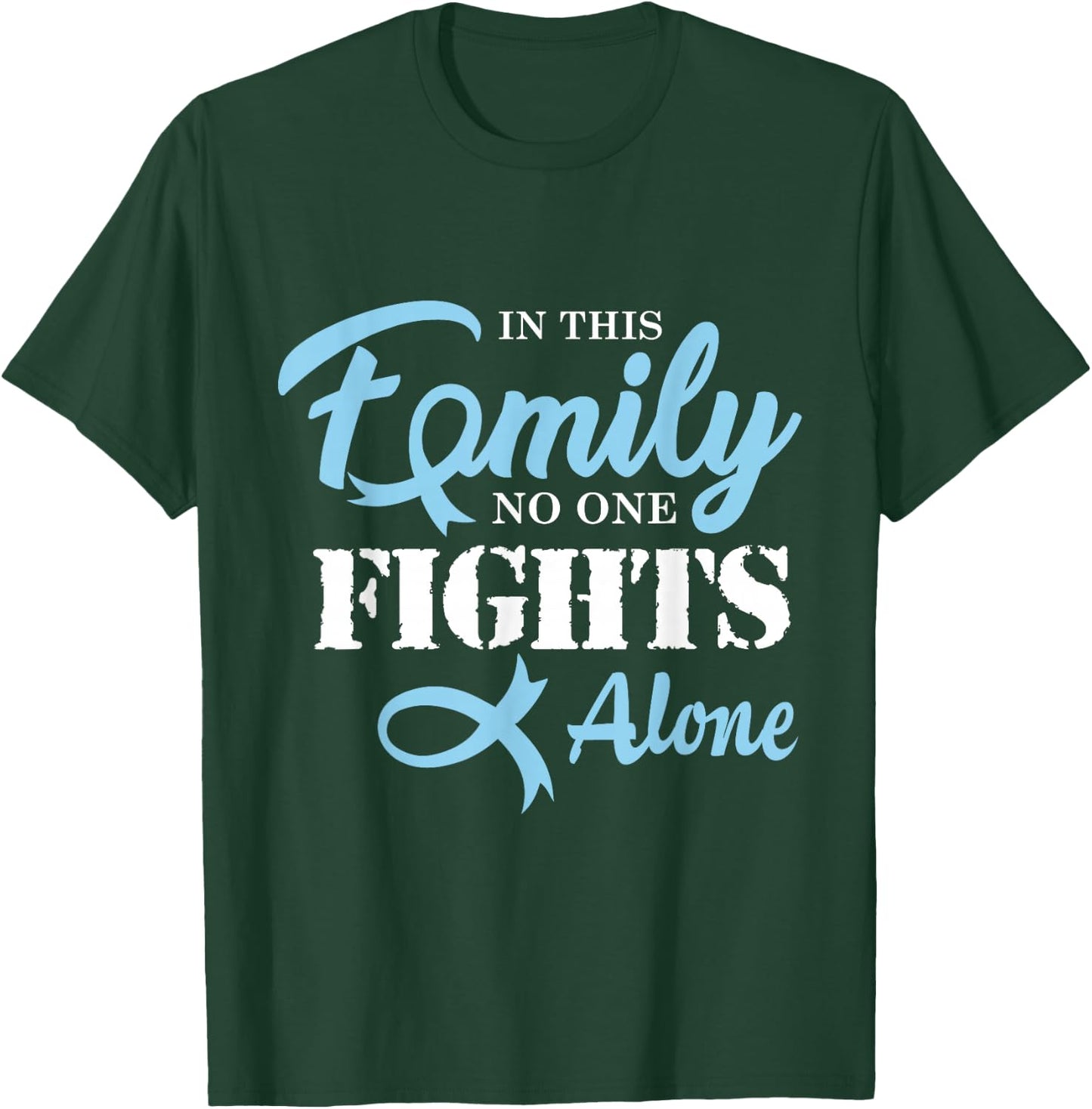 Prostate Cancer Fight Cancer Ribbon T-Shirt - T-Shirt | Forest