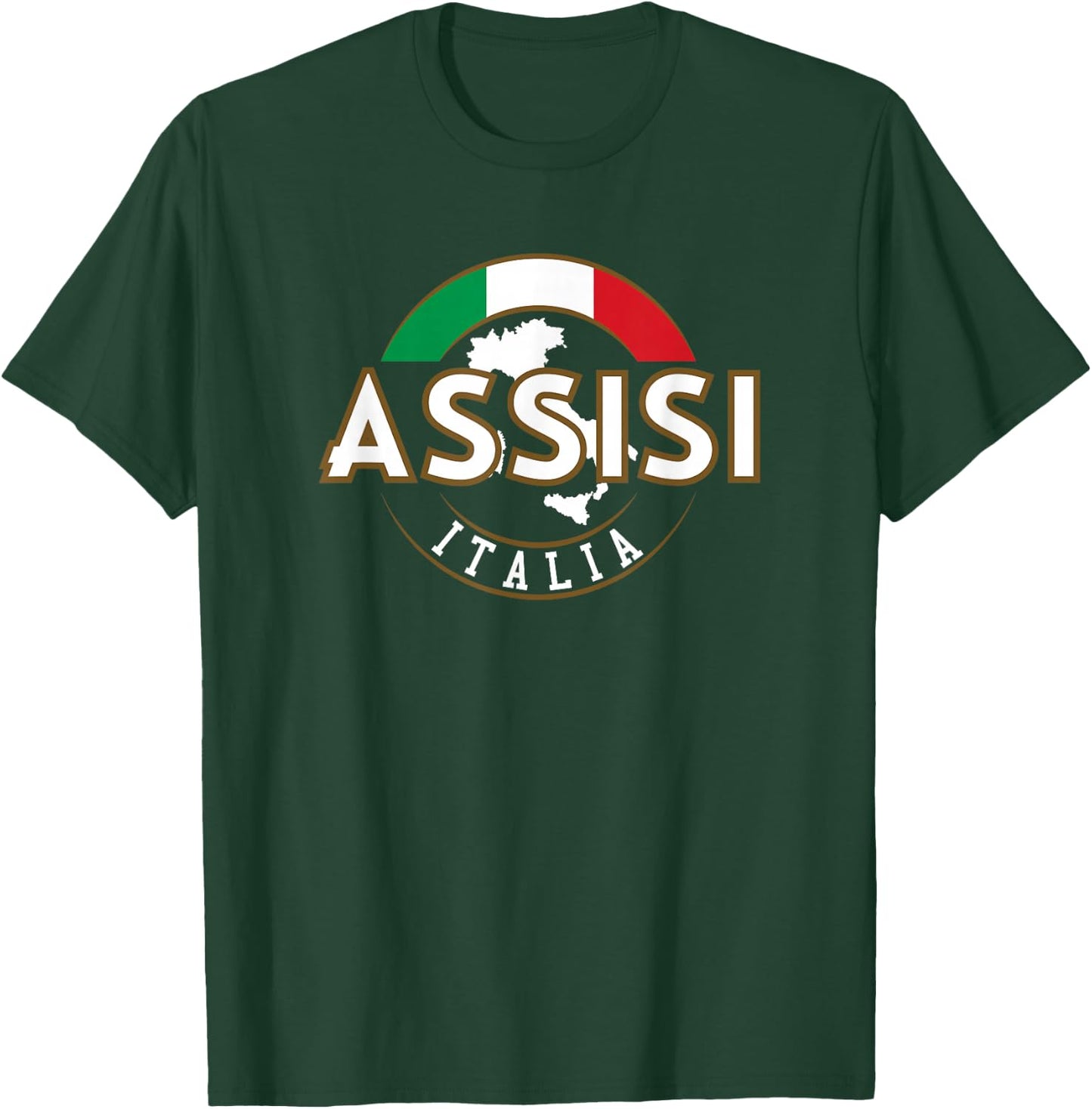 Assisi Italia Italy T-Shirt - T-Shirt | Forest