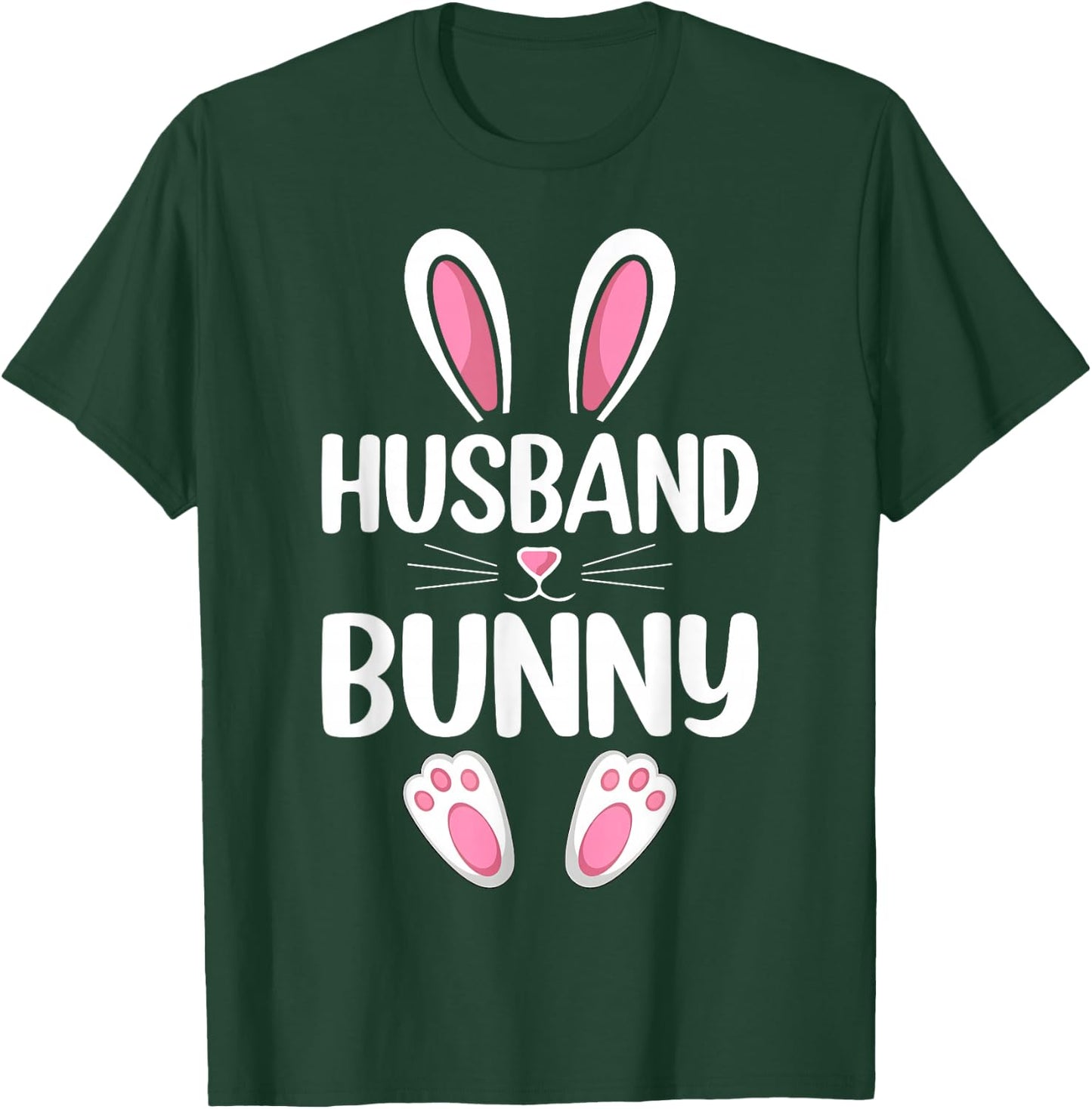 Husband Bunny Matching Family Husband Easter Day T-Shirt - T-Shirt | Forest