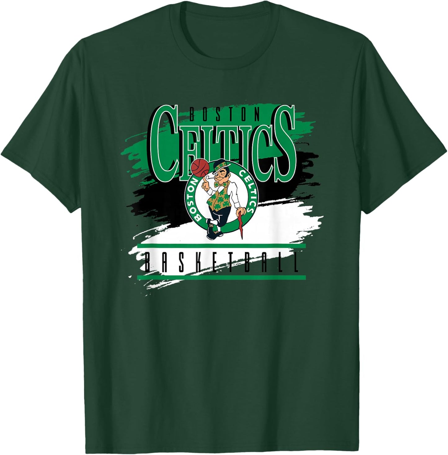 NBA Official Boston Celtics Spilled Paint T-Shirt - T-Shirt | Forest