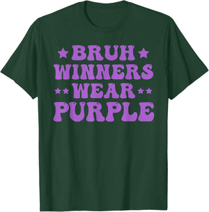 Winners Wear Purple Camp Team Spirit Week Matching Colors T-Shirt - T-Shirt | Forest