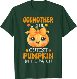 Godmother Of The Cutest Pumpkin In The Patch Halloween T-Shirt - T-Shirt | Forest