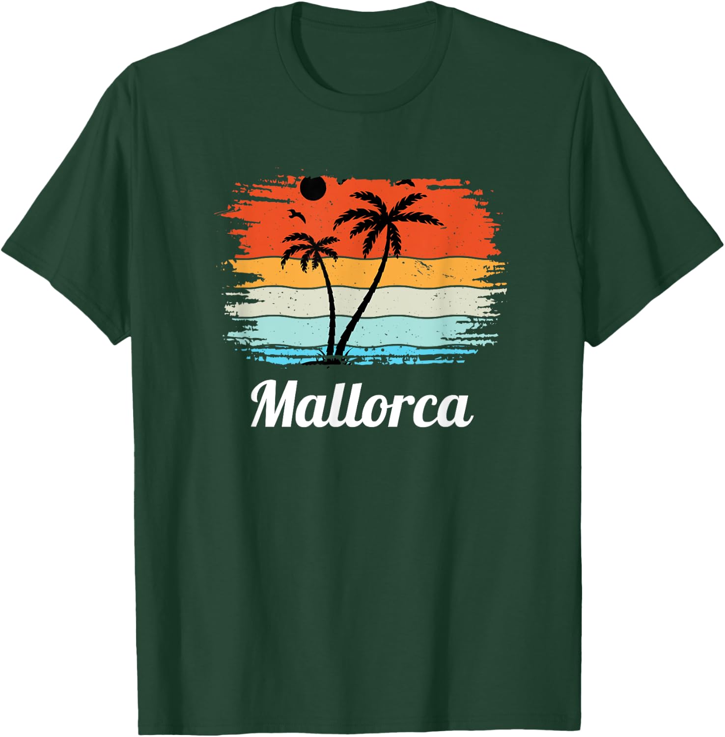 Mallorca Souvenir Vintage Sommer Urlaub T-Shirt - T-Shirt | Forest