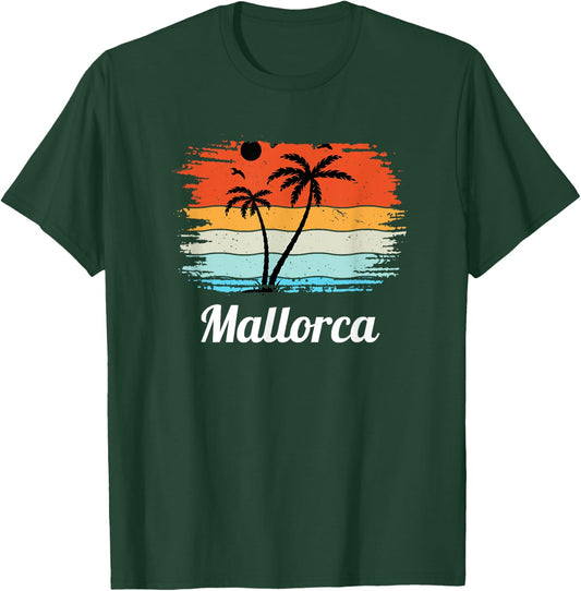 Mallorca Souvenir Vintage Sommer Urlaub T-Shirt - T-Shirt | Forest