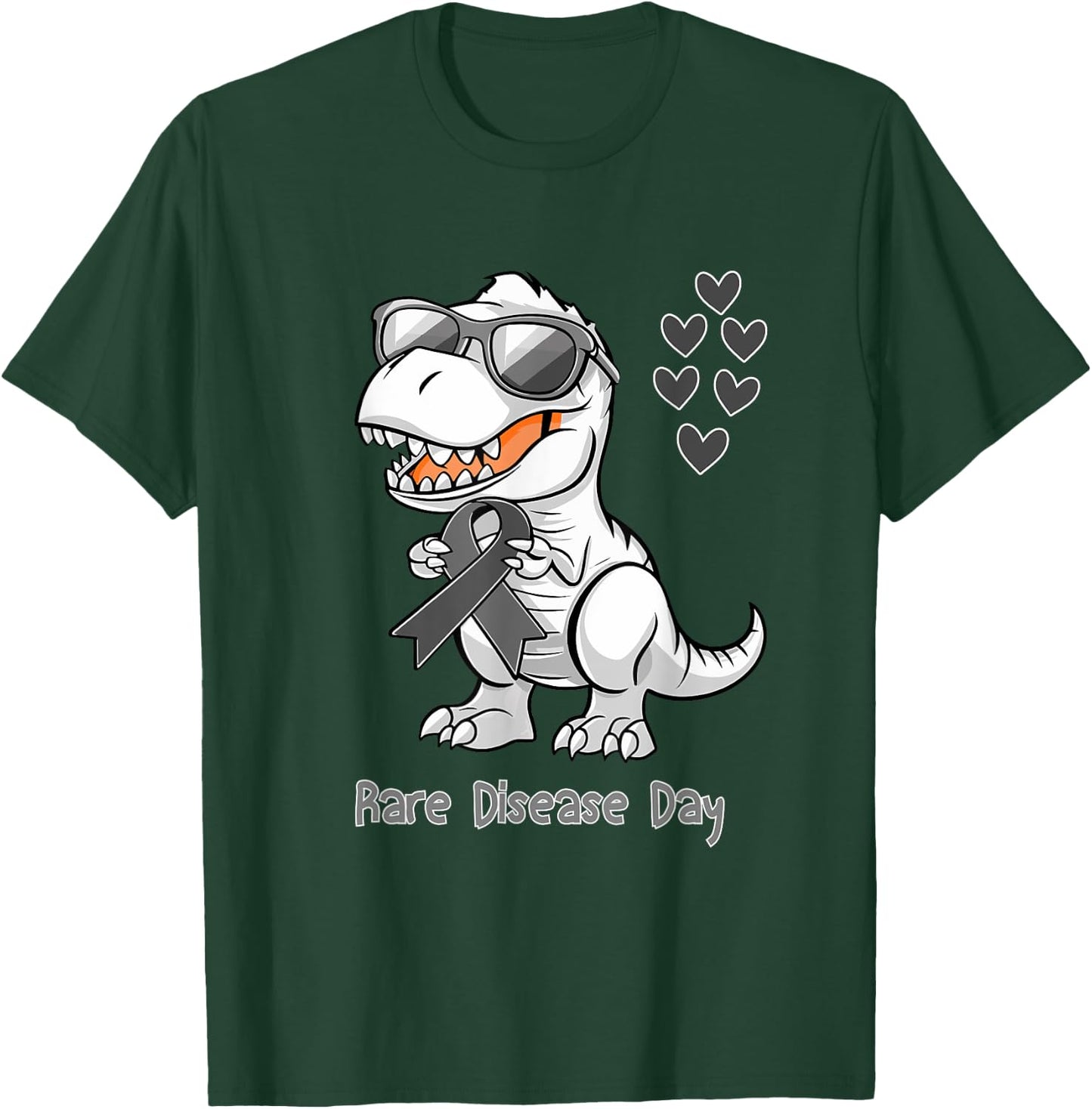 T-rex Dinosaur Rare Disease Day Dino Toddlers T-Shirt - T-Shirt | Forest
