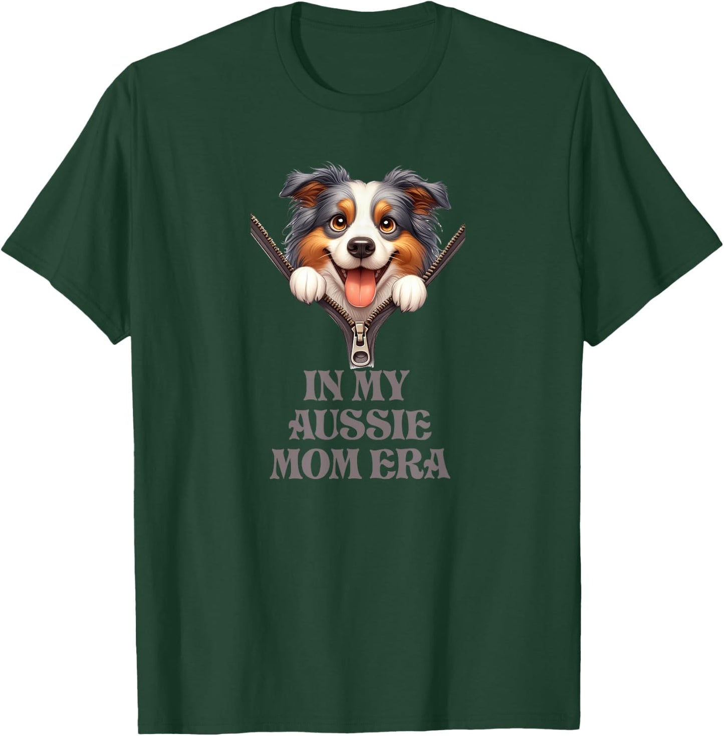 In My Aussie Mom Era T-Shirt - T-Shirt | Forest