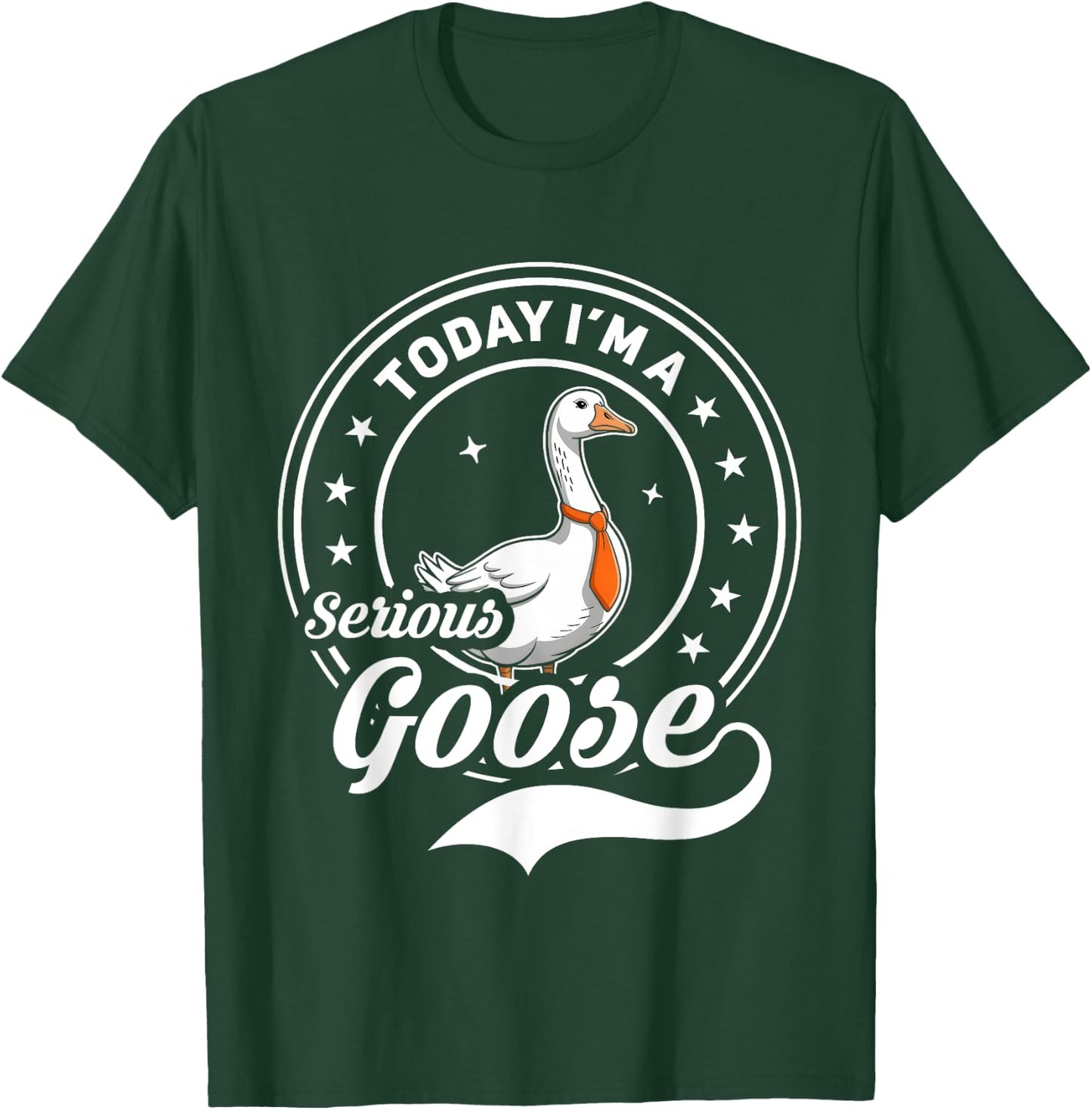 Today I'm A Serious Goose Funny Goose Meme T-Shirt - T-Shirt | Forest